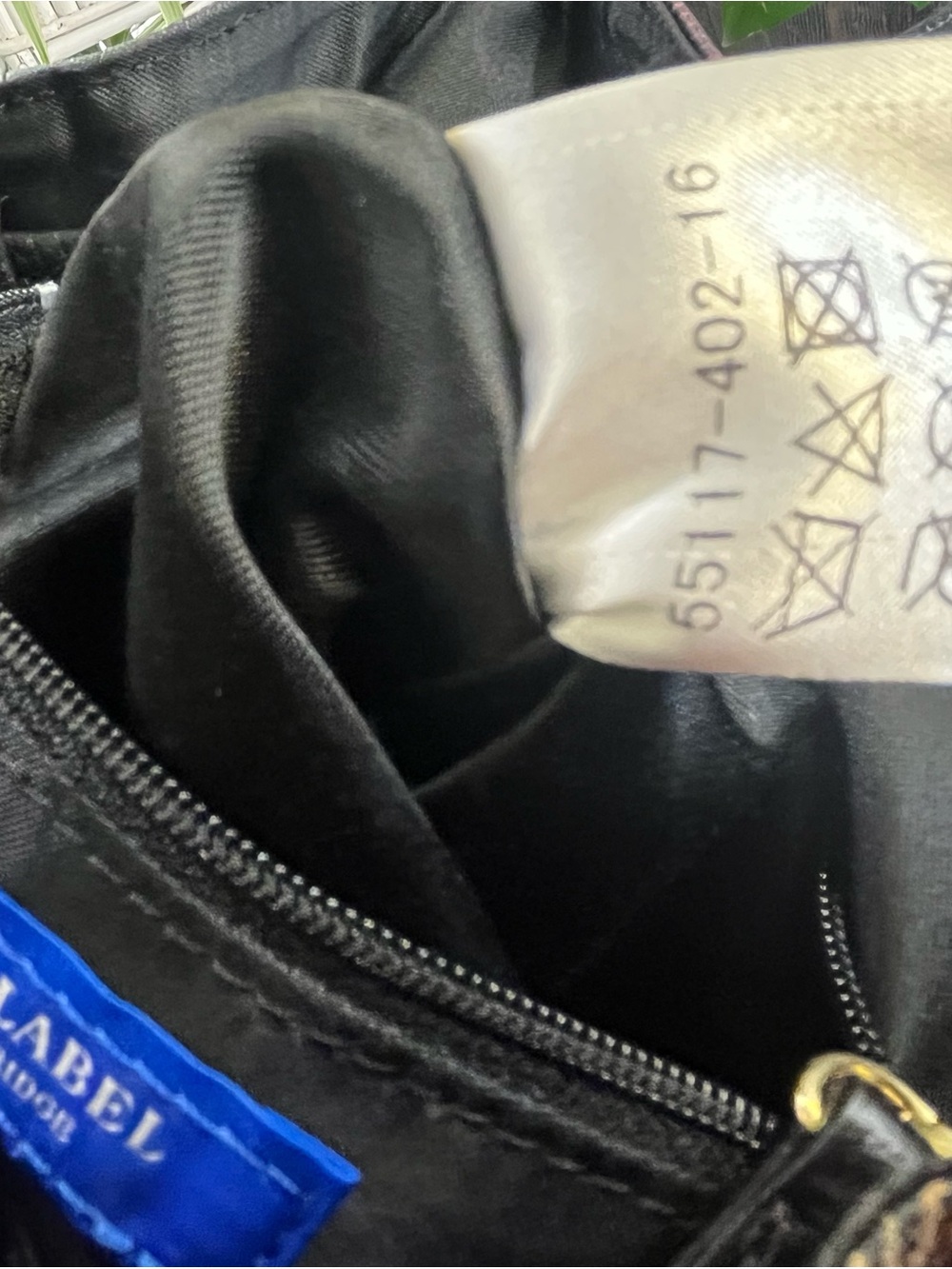 Burberry Blue Label Multicolor Plaid Drawstring Backpack - Picture 14 of 15
